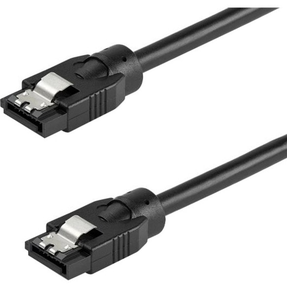 StarTech.com 0,3 m Round SATA Cable - Latching Connectors - 6Gbs SATA Cable