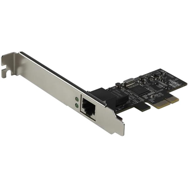 StarTech.com 1 Port 2.5Gbps 2.5GBASE-T PCIe Network Card x1 PCIe - Windows,