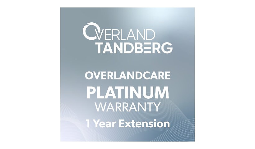 OverlandCare Platinum - extended service agreement - 1 year - on-site