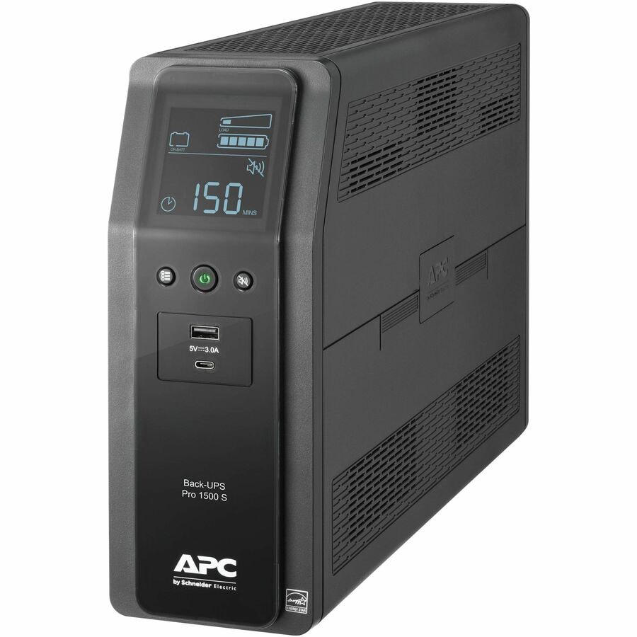 APC by Schneider Electric Back UPS PRO 1500VA Line Interactive Tower UPS -  BR1500MS2 - UPS Battery Backups 