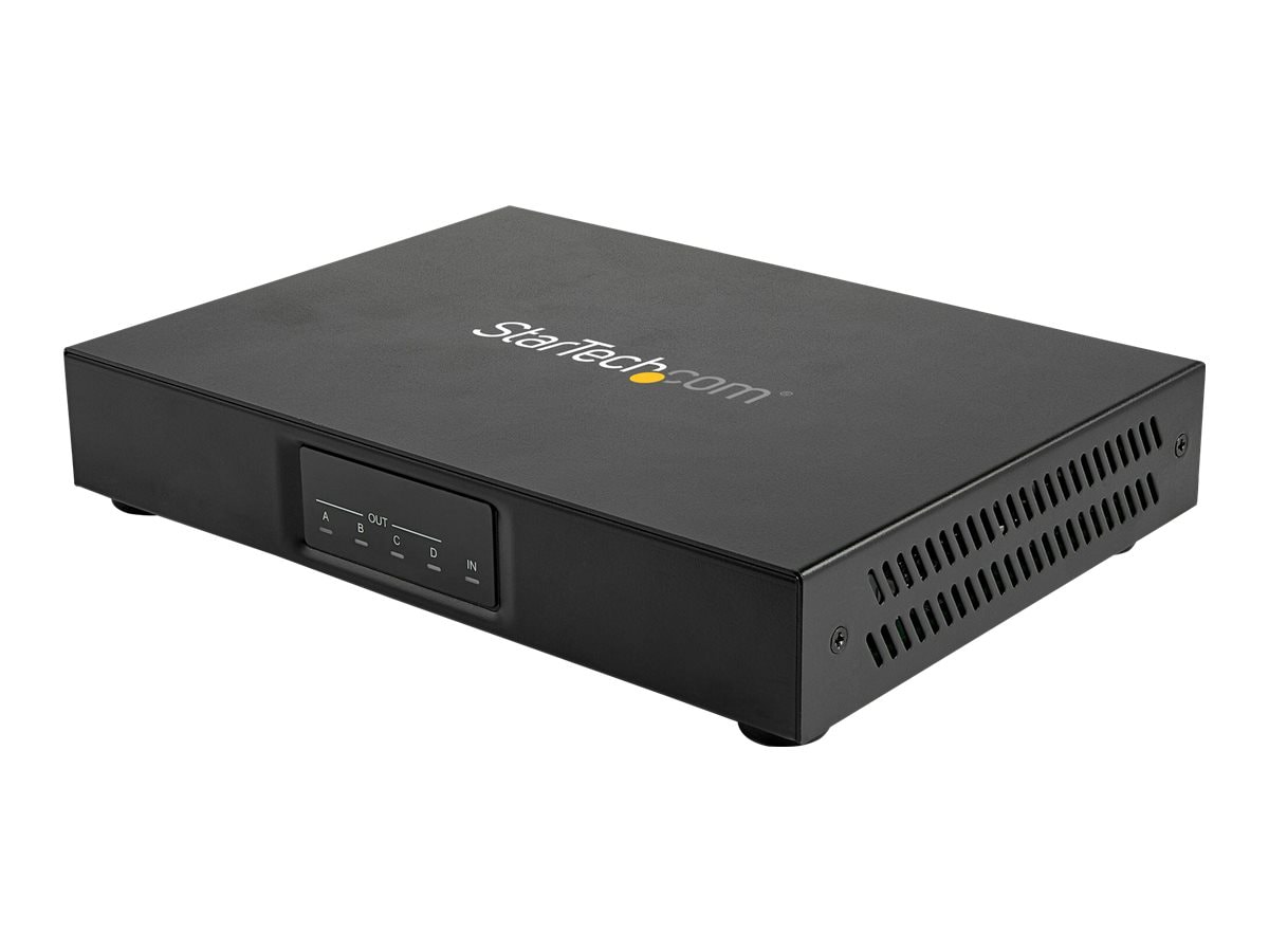 StarTech.com 2x2 HDMI Video Wall Controller, 4K 60Hz Input to 4x 1080p Output, 1 to 4 Port Multi-Screen Processor,