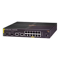 HPE Aruba 6100 12G Class4 PoE 2G/2SFP+ 139W Switch - switch - 16 ports - ma