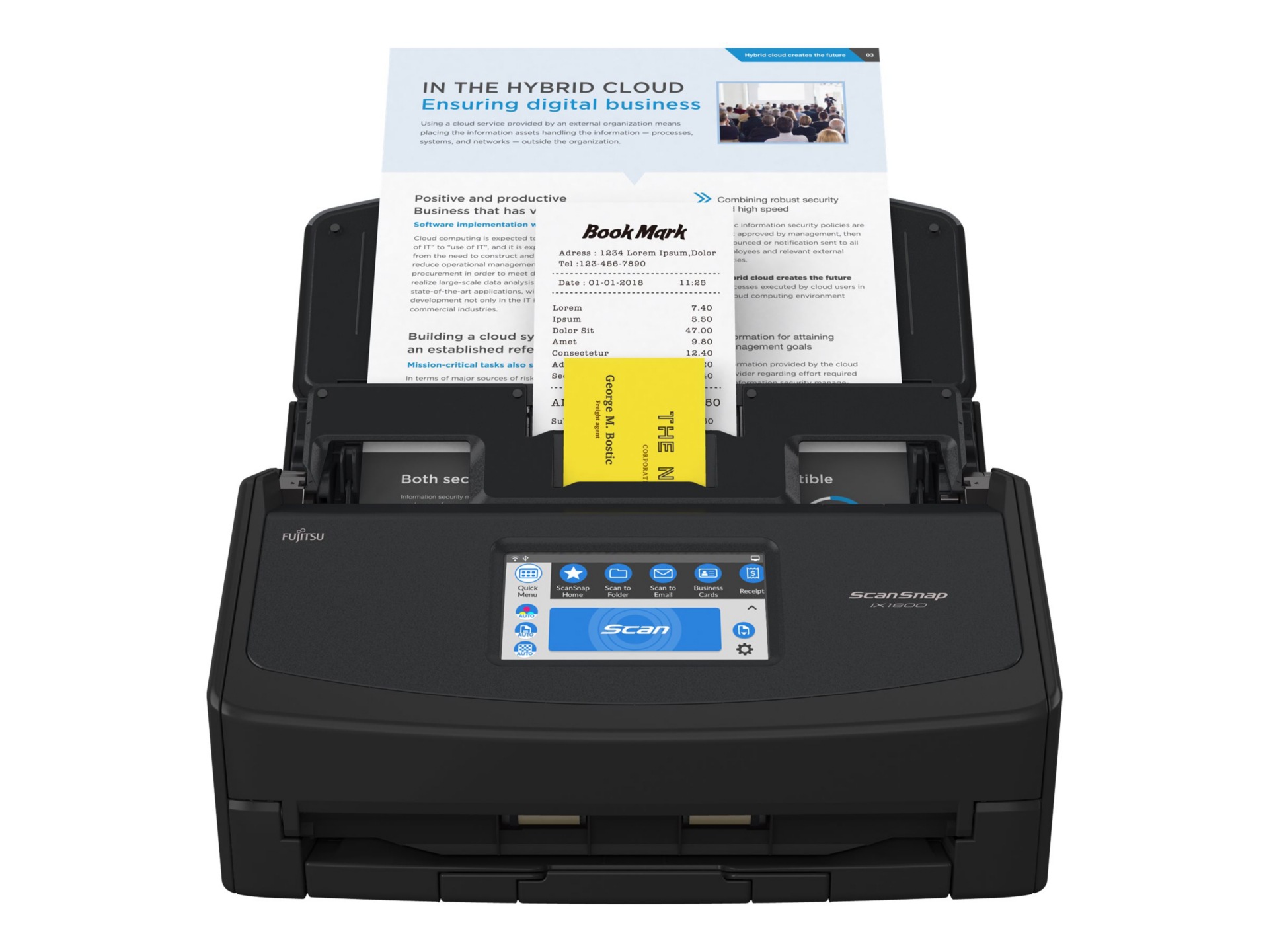 Ricoh ScanSnap iX1600 - document scanner - desktop - USB 3.2 Gen 1x1, Wi-Fi