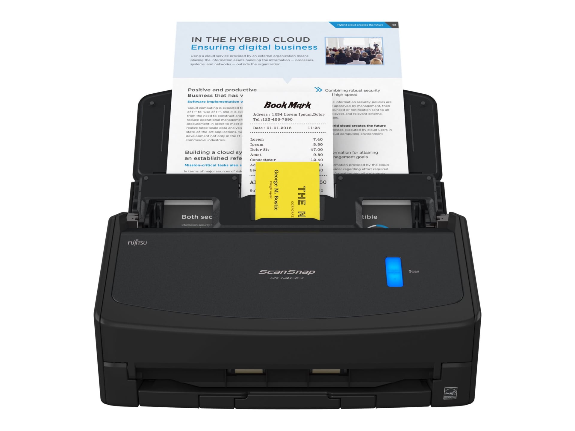Fujitsu ScanSnap iX1400 - document scanner - desktop - USB 3.2 Gen