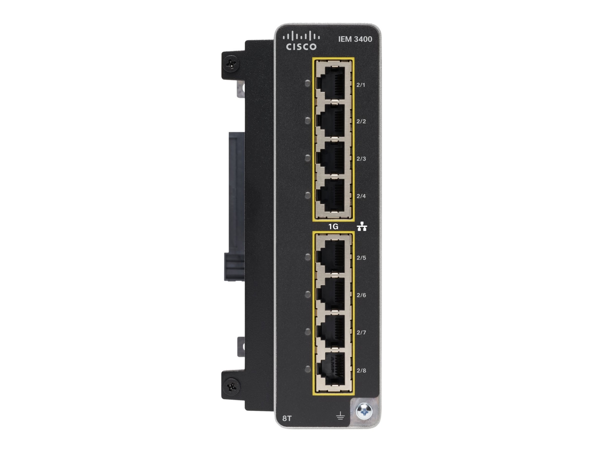 Cisco Catalyst IE3400 Rugged Series Advanced Expansion Module - module d'extension - Gigabit Ethernet (PoE+) x 8