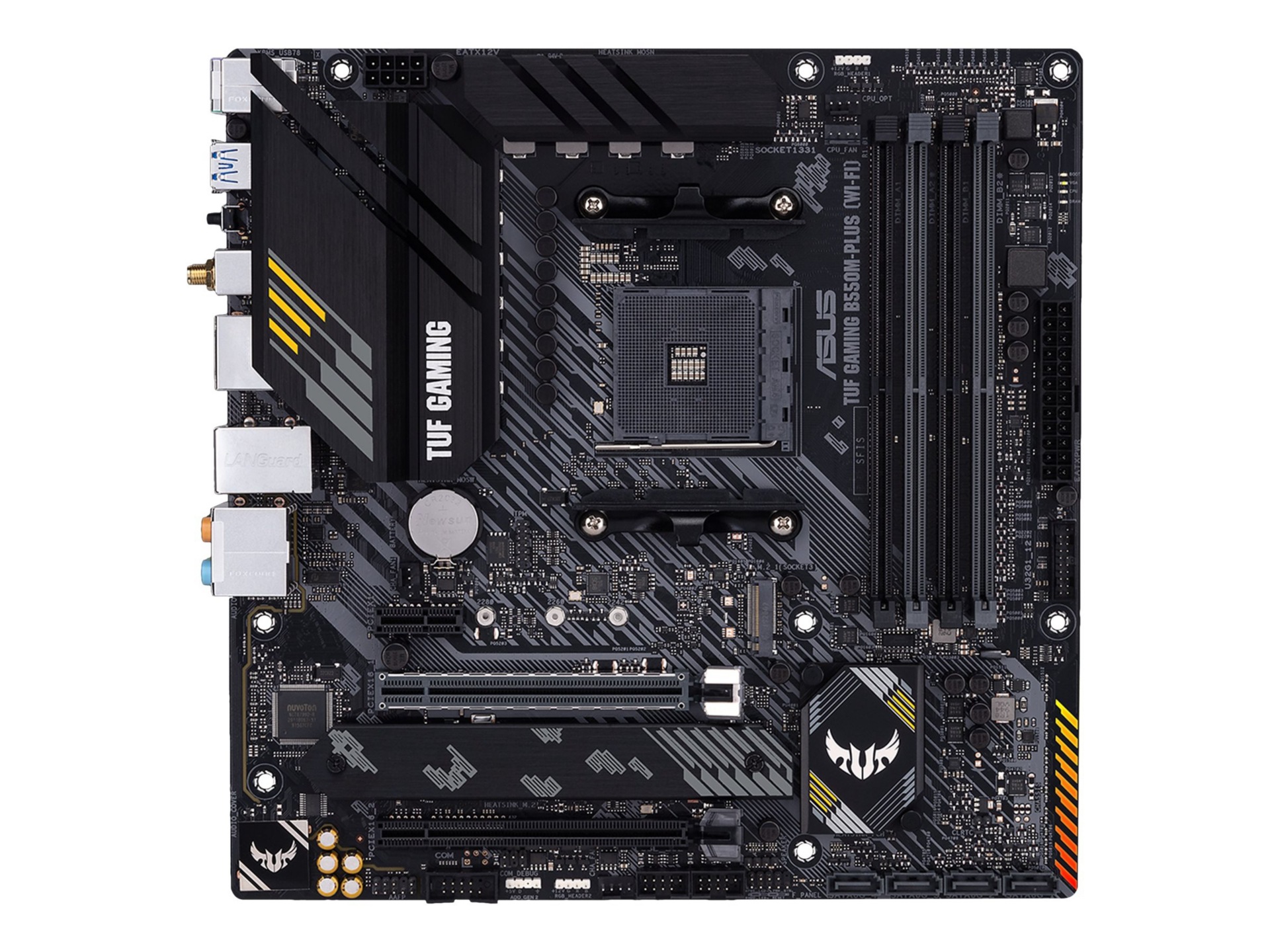 ASUS TUF GAMING B550M-PLUS (WI-FI) - motherboard - micro ATX - Socket AM4 - AMD B550