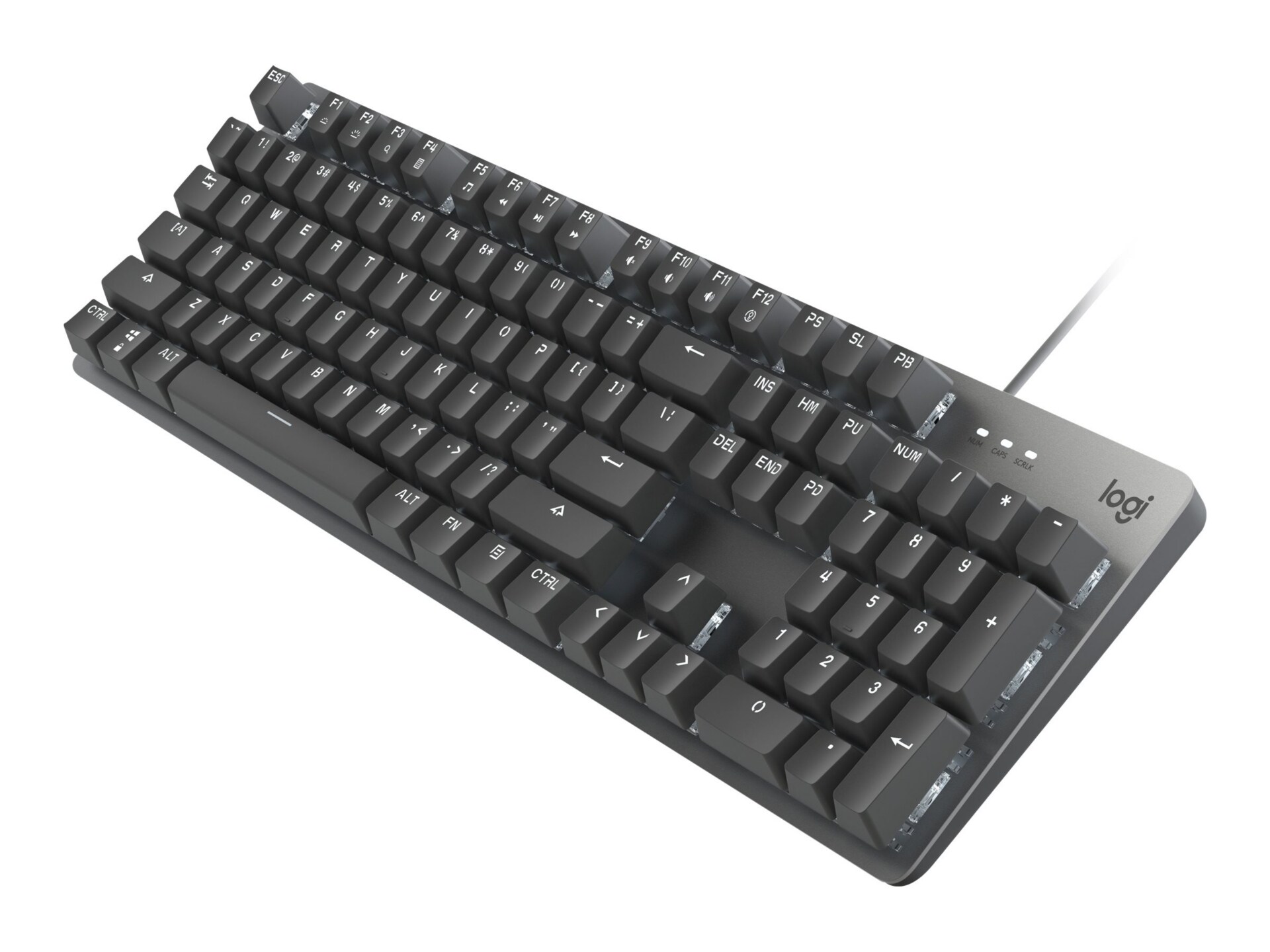 Logitech K845ch Mechanical Illuminated Corded Aluminum Keyboard Cherry MX S