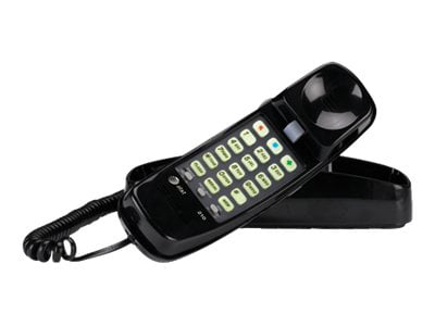 AT&T Trimline 210 - corded phone - black