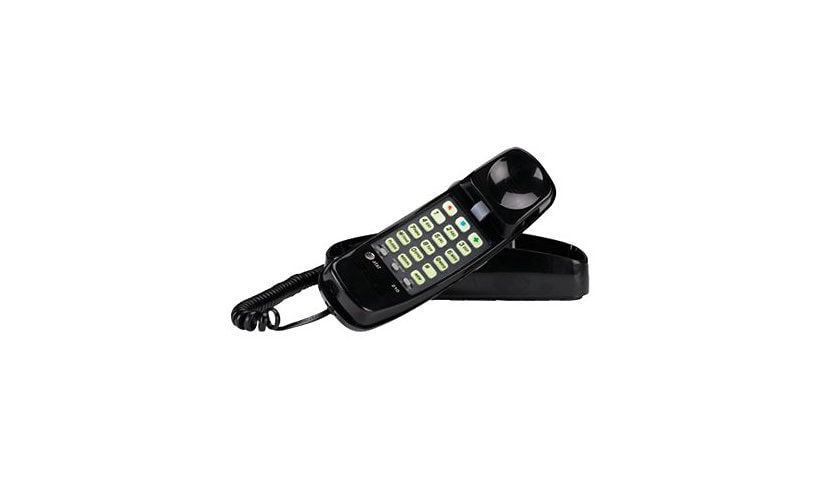 AT&T Trimline 210 - corded phone - black