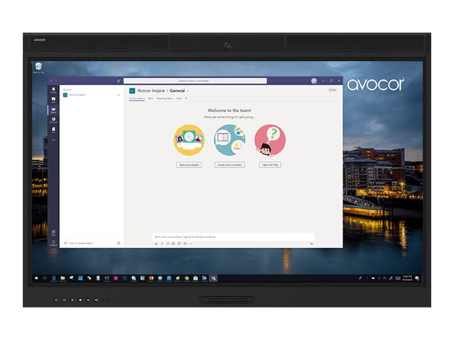 Avocor AVW-5555 W Series - 55" LED-backlit LCD display - 4K - for interactive communication - TAA Compliant