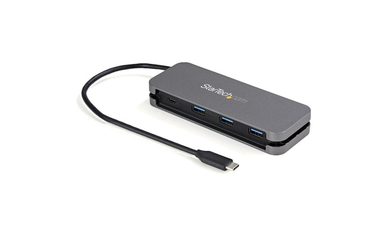 StarTech.com 4 Port USB C Hub 5Gbps - 3x USB-A/1x USB-C - Bus Powered USB 3.0 Hub - 11in Long Cable HB30CM3A1CB - USB Hubs - CDW.com