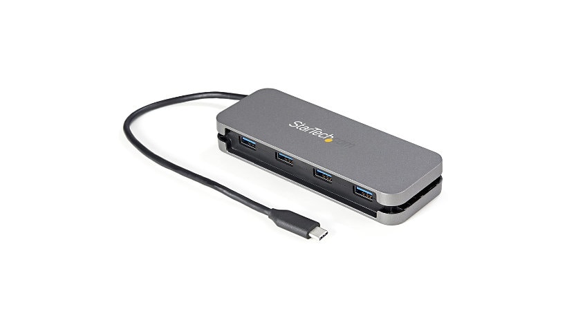 StarTech.com 4 Port USB C Hub 5Gbps - 4x USB-A - Bus Powered USB 3.0 Type-C Hub - 11in Long Cable