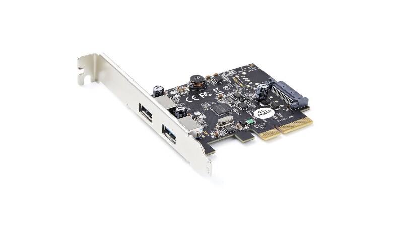 StarTech.com USB PCIe Card 10Gbps/port - USB 3.1 Gen Type-A PCI Express 3.0 Host Controller PEXUSB312A3 - Storage Mounts & Enclosures - CDW.com