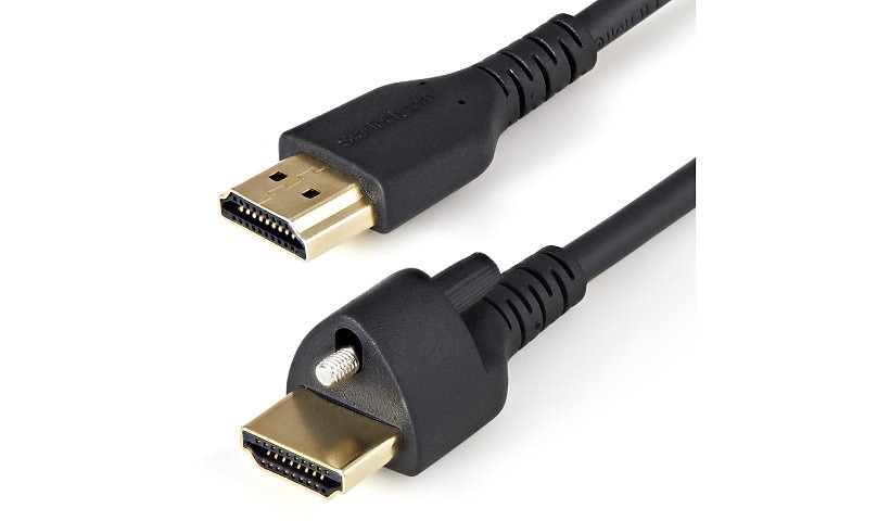 StarTech.com 1m/3ft HDMI Cable with Locking Screw - 4K 60Hz HDMI 2.0 Cable