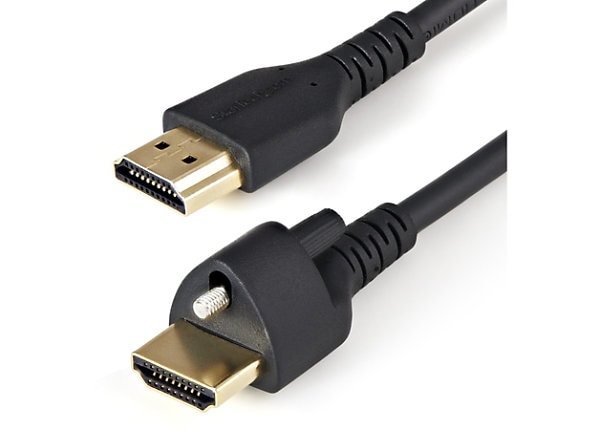 vaak Ik zie je morgen spier StarTech.com 6ft (2m) HDMI Cable with Locking Screw - 4K 60Hz HDMI 2.0 Cable  with Secure Connector - HDMM2MLS - Audio & Video Cables - CDW.com
