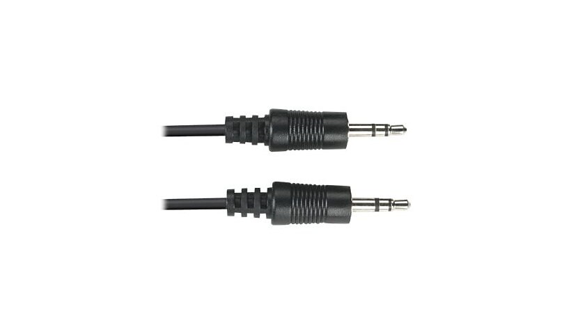 Black Box 3.5-mm Stereo Audio Cables, 24 AWG, Male/Male, 20-ft.