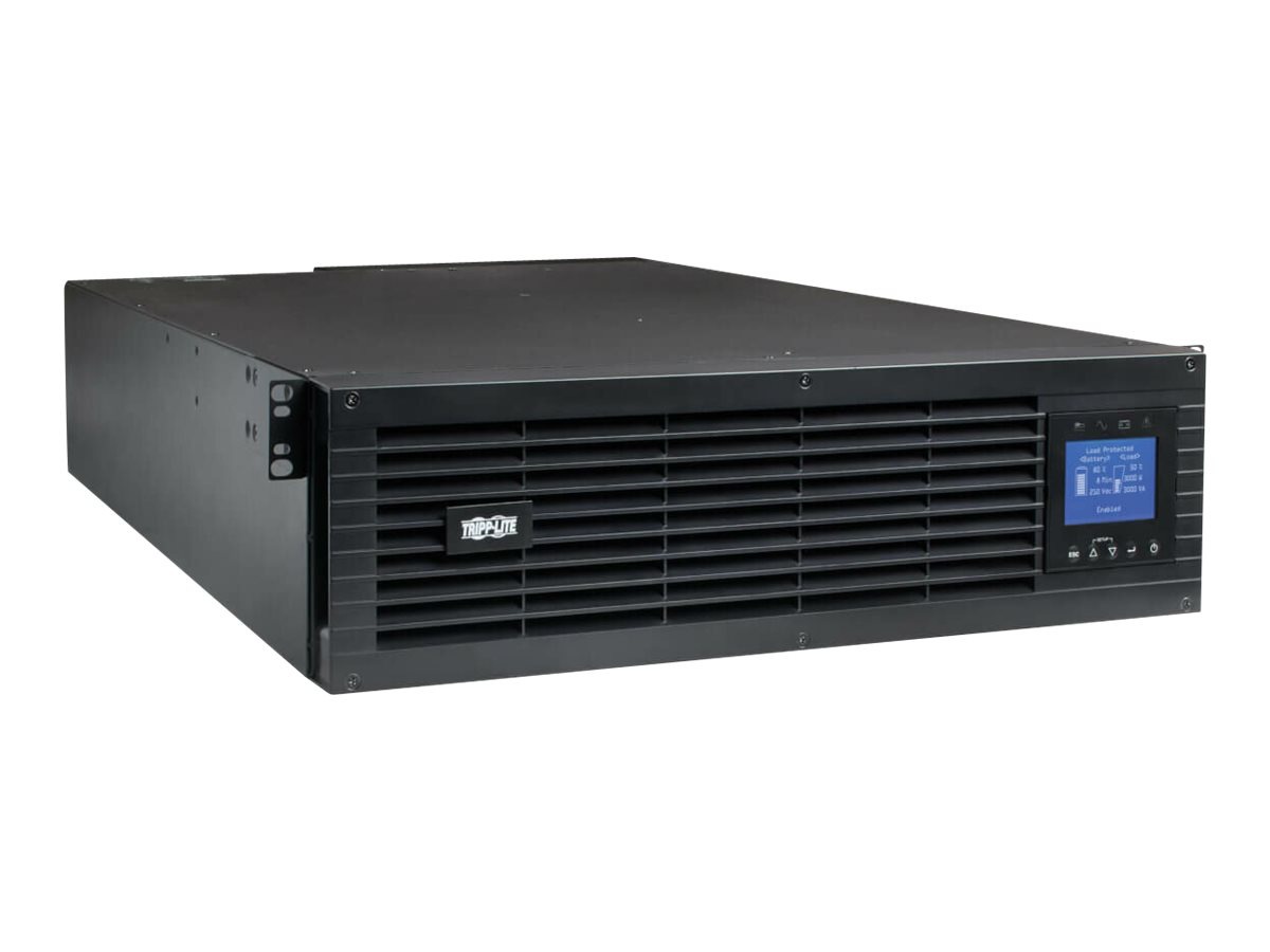 Tripp Lite 200-240V 5000VA 5000W On-Line UPS, Unity Power Factor Hardwire Input, Hardwire/C19/C13 Output, 3U - UPS -