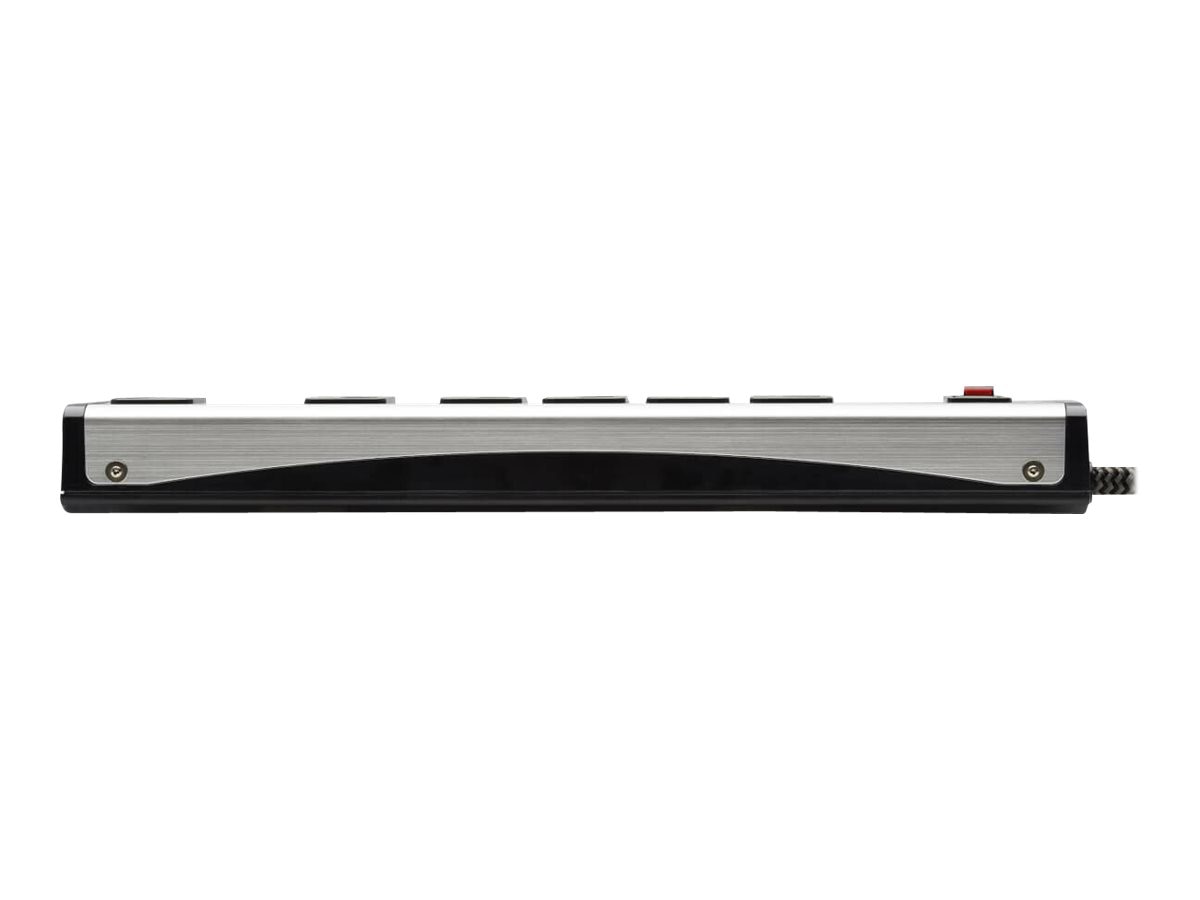 Thumbnail 4 of 6 for Eaton Tripp Lite Series 5-Outlet Surge Protector with 1 USB-A and 1 USB-C 3.9A Shared 6ft Cord 2100 Joules Metal Housing
