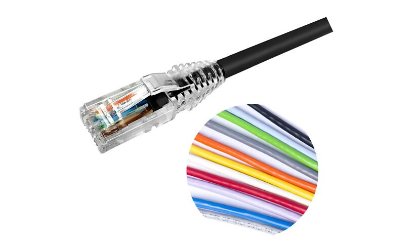 Uniprise UC Series patch cable - 15 ft - black