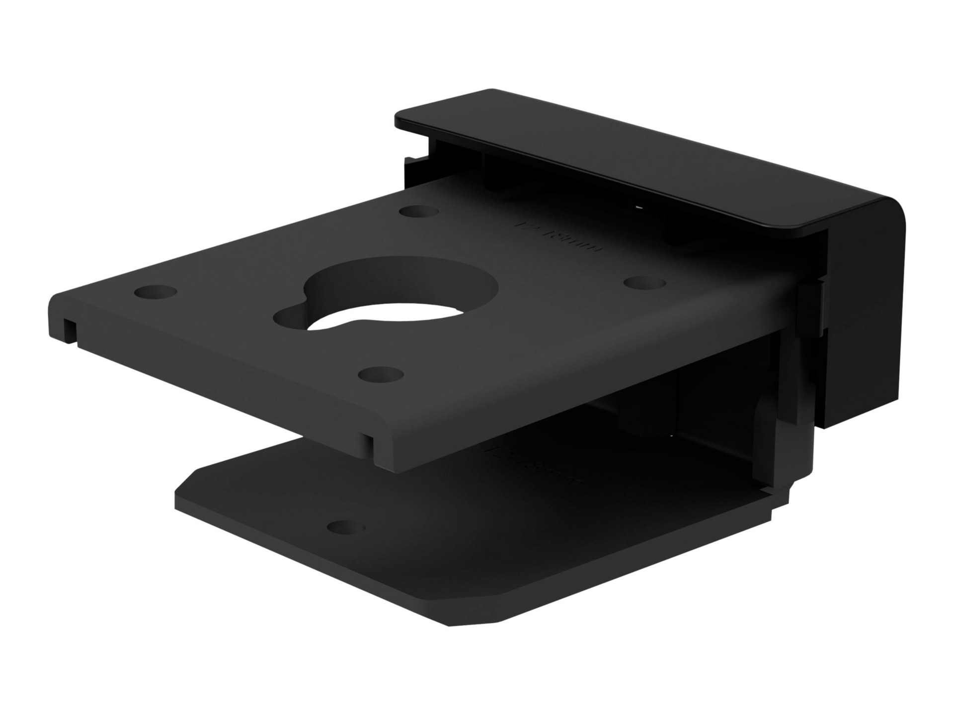 Ergotron mounting component - low profile - matte black