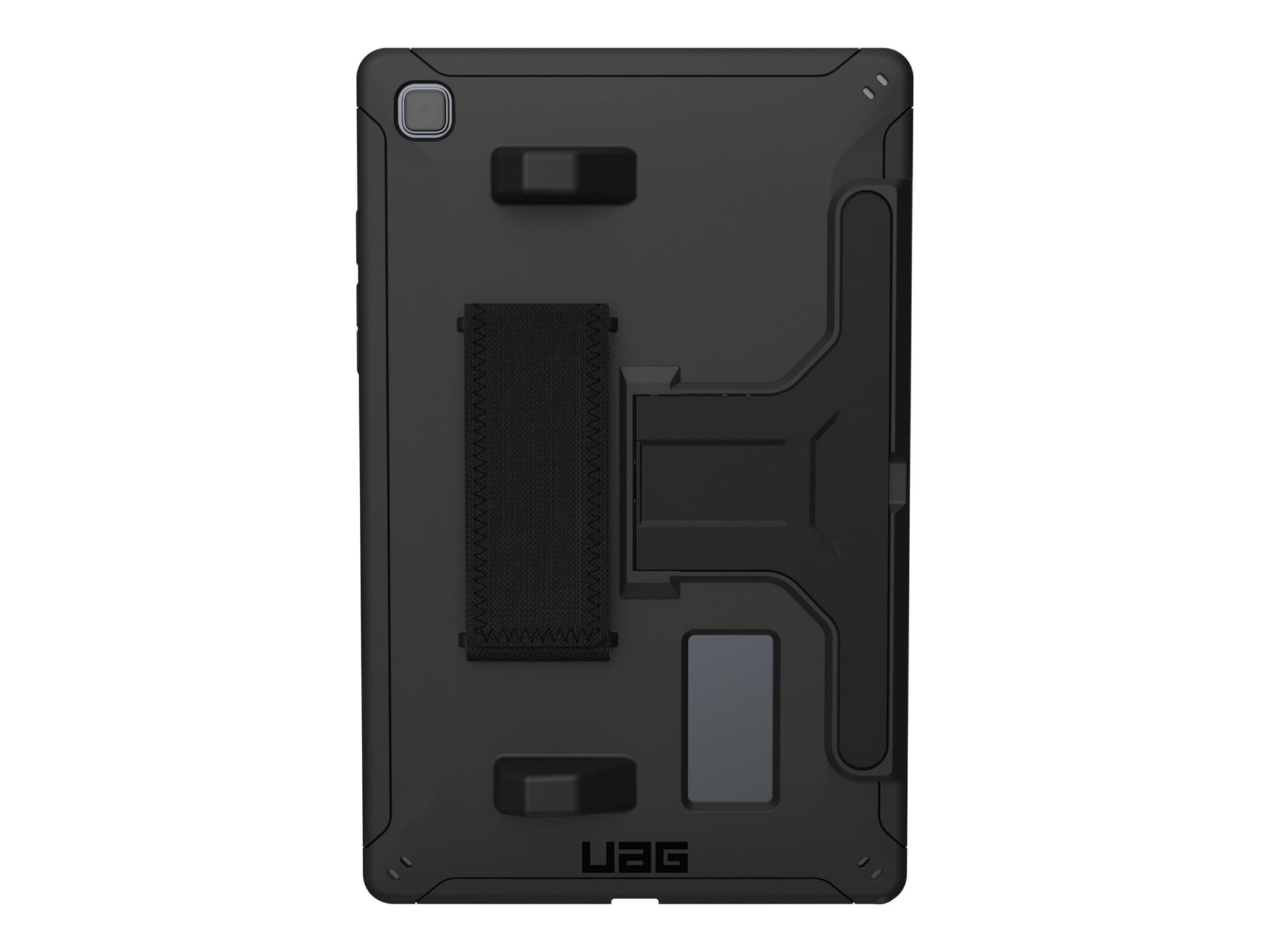 UAG Case for Samsung Galaxy Tab A7 10.4 w/ Kickstand & Handstrap Non Retail - Scout Black - back cover for tablet