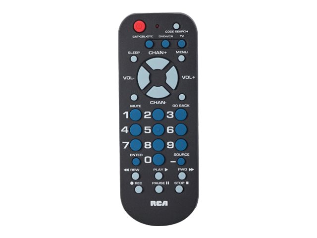 RCA RCR503BR universal remote control - RCR503BR - TV & Video - CDW.com