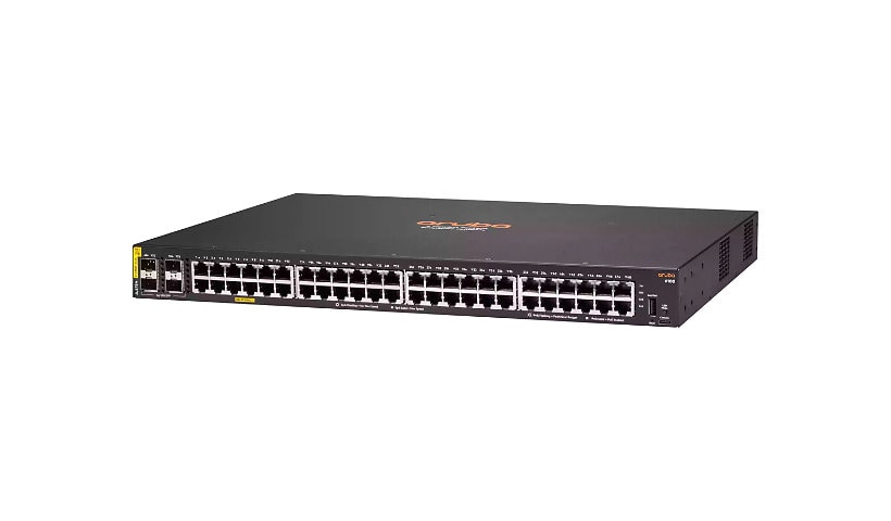 HPE Aruba 6100 48G Class4 PoE 4SFP+ 370W Switch - switch - 52 ports - managed - rack-mountable