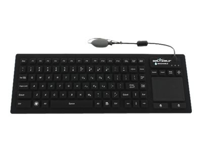 Seal Shield Seal Touch Glow Waterproof - keyboard - with touchpad - QWERTY