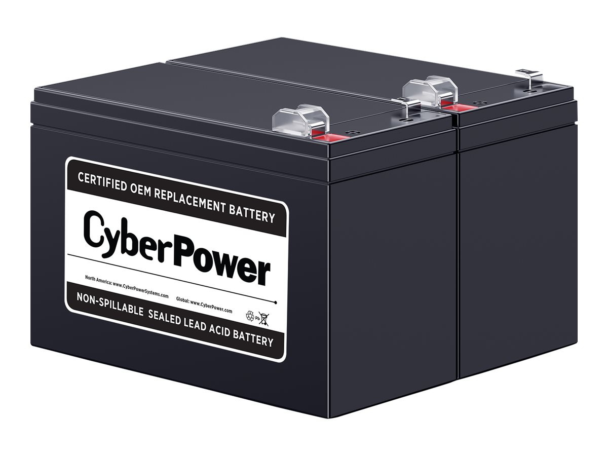 CyberPower RB1290X2 - UPS battery - lead acid - 9 Ah