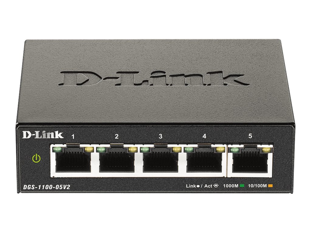 D-Link DGS 1100-05V2 - switch - 5 ports - smart