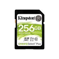 Kingston Canvas Select Plus - flash memory card - 256 GB - SDXC UHS-I