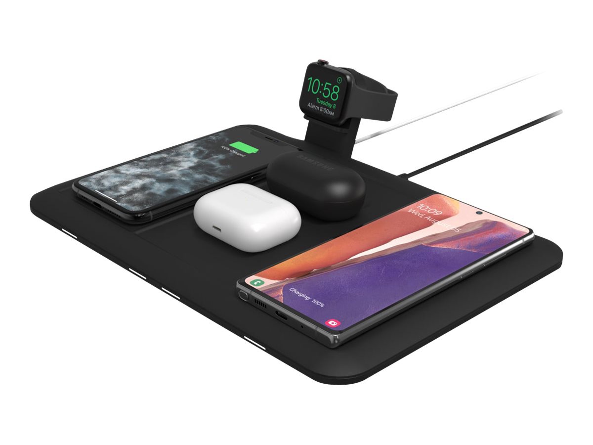 Thumbnail 3 of 17 for mophie-UNV Wireless-4 Device Charging Mat-FG-Black