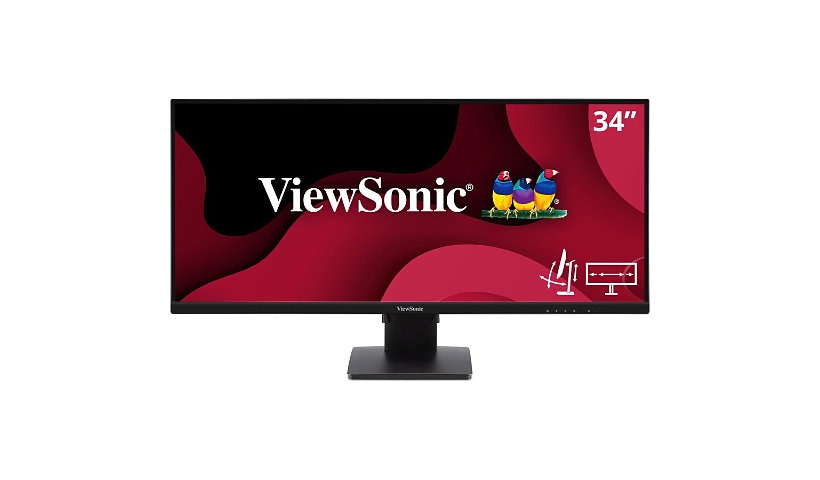 ViewSonic VA3456-MHDJ - 21:9 UltraWide WQHD 1440p IPS Monitor with Ergonomics, HDMI, DisplayPort - 420 cd/m² - 34"