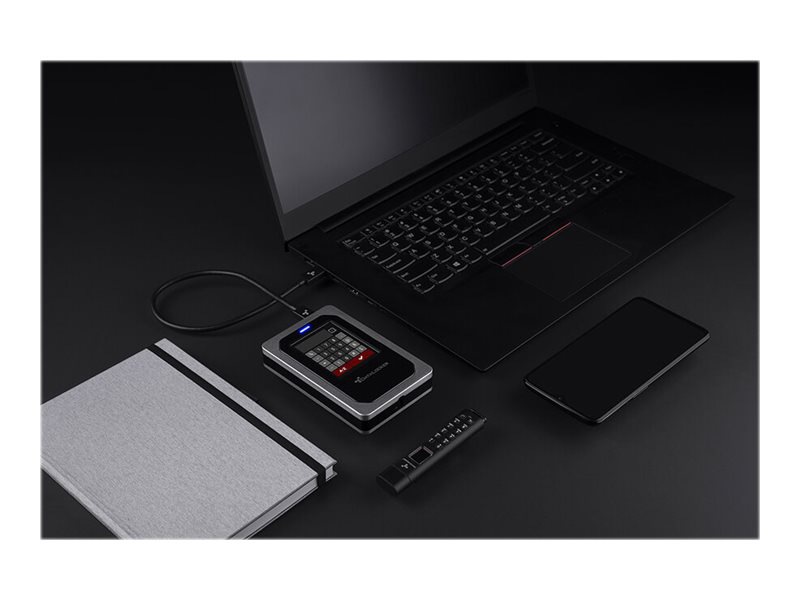 Thumbnail 4 of 30 for DataLocker DL4 FE 1 TB Portable Hard Drive - External - TAA Compliant