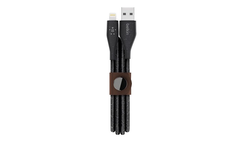 Belkin DuraTek™ Plus Lightning to USB-A Cable with Strap 4ft/ 1.22M - Black