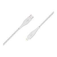 Belkin DuraTek™ USB-C to Lightning + Strap - 4ft/1.22M - White