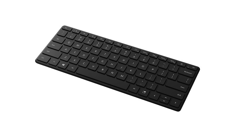 Microsoft Designer Compact - clavier - Français canadien - noir mat