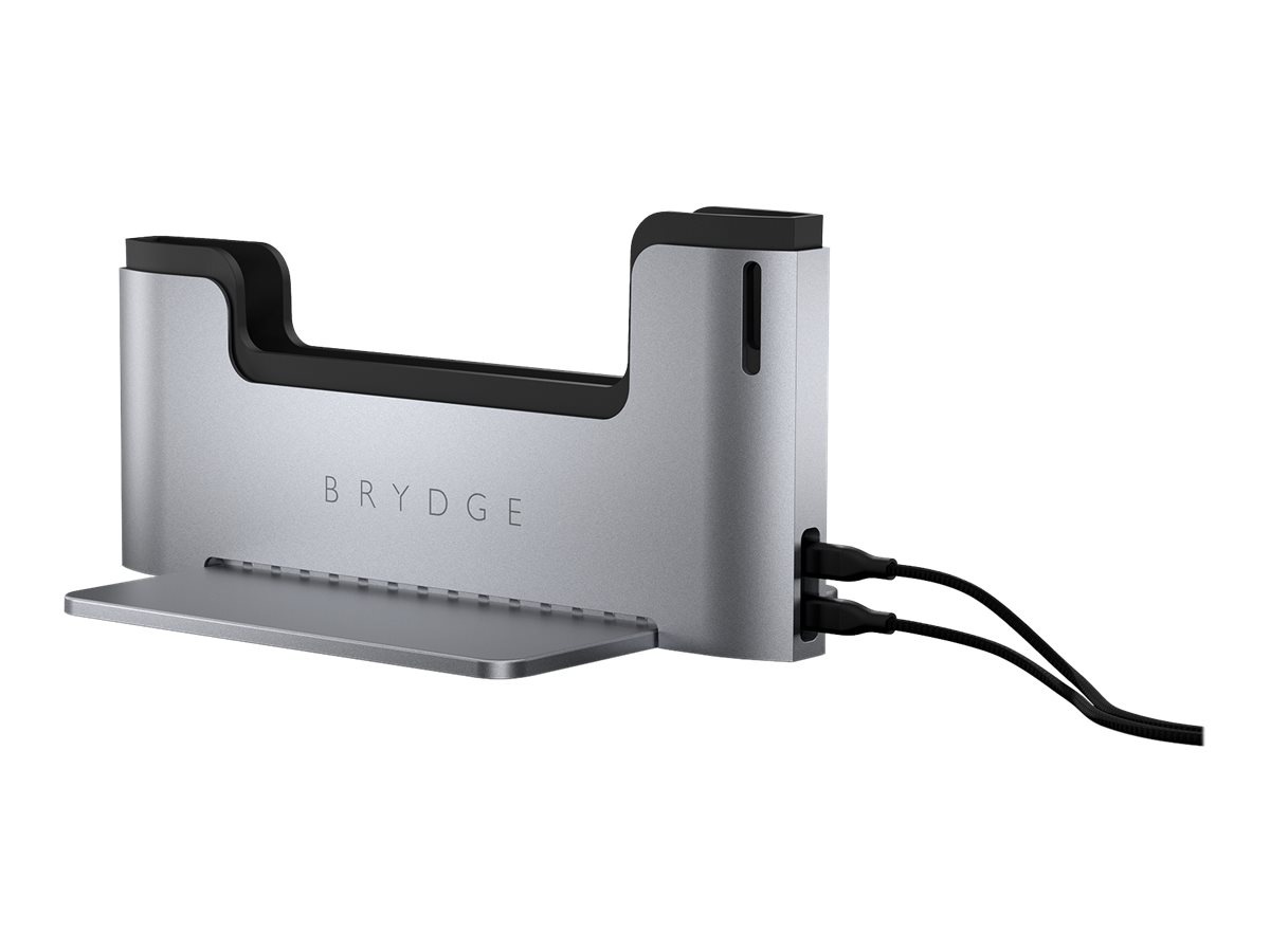 Brydge Vertical Dock - docking station + notebook stand - 2 x Thunderbolt