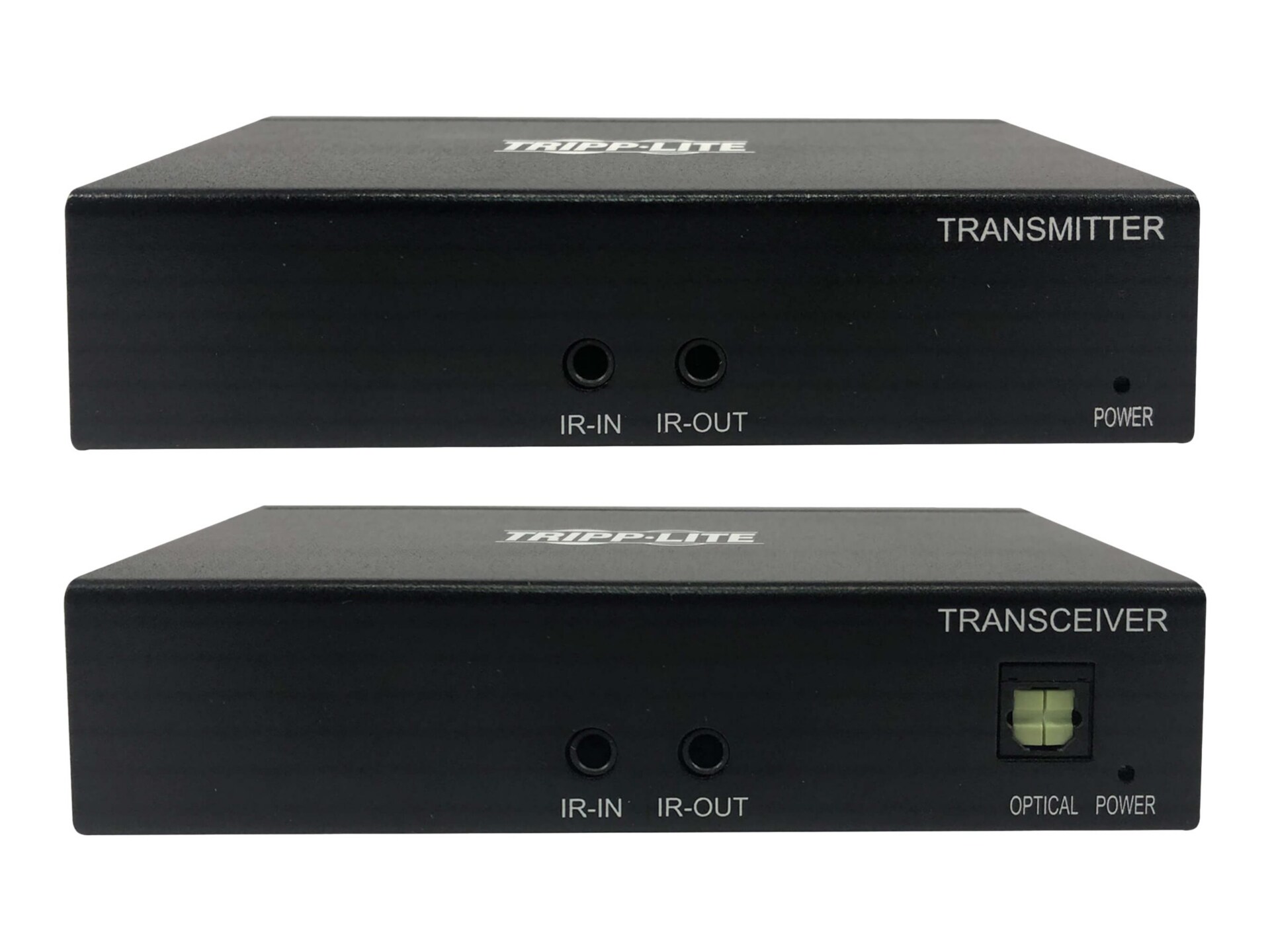 Tripp Lite HDMI over Cat6 Extender Kit, Transmitter and Receiver with Repeater, 4K 60Hz, 4:4:4, IR, HDR, PoC, 70 m., TAA