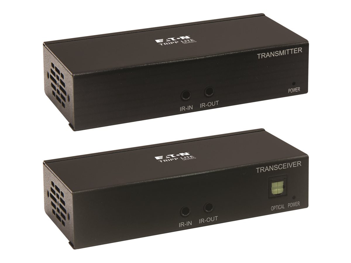 Eaton Tripp Lite Series HDMI over Cat6 Extender Kit, Transmitter and Receiver with Repeater, 4K 60Hz, 4:4:4, IR, HDR,