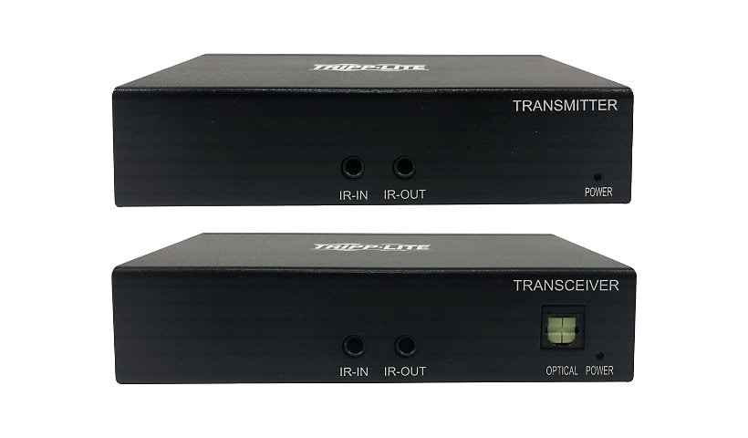 Tripp Lite HDMI over Cat6 Extender Kit, Transmitter and Receiver with Repeater, 4K 60Hz, 4:4:4, IR, HDR, PoC, 70 m., TAA