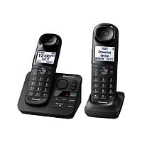 Panasonic KX-TGL432B - cordless phone - answering system with caller ID/call waiting + additional handset