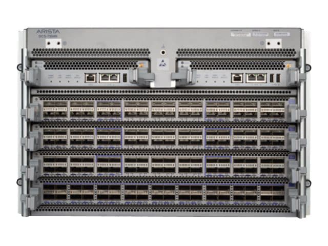 Arista 7504R - switch - managed - rack-mountable - with 2 x Supervisor modules (DCS-7500-SUP2), 6 x Fabric modules