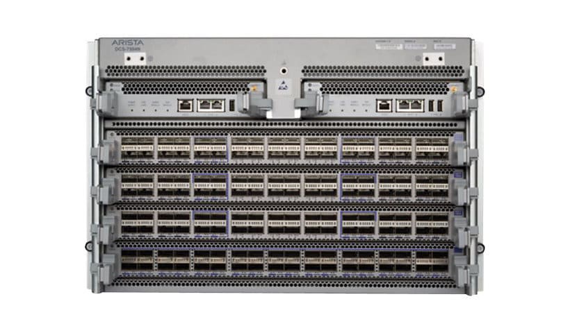 Arista 7504R - switch - managed - rack-mountable - with 2 x Supervisor modules (DCS-7500-SUP2), 6 x Fabric modules