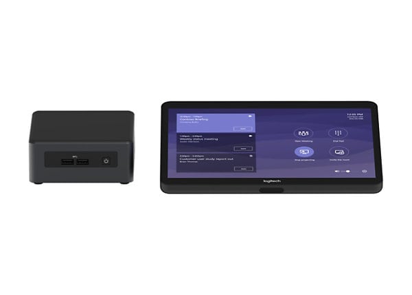 Australië Master diploma Kan weerstaan Logitech BASE Microsoft Teams Rooms (no AV) with Tap + Intel NUC - video  conferencing kit - Logitech JumpStart (90 days) - TAPMSTBASEINT - Video  Conference Systems - CDW.com