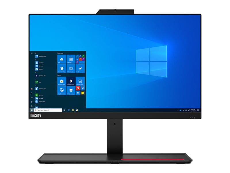 Lenovo ThinkCentre M70a - all-in-one - Core i3 10100 3.6 GHz - 8 GB - SSD 128 GB - LED 21.5" - US