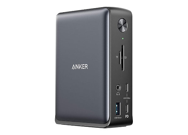 PC/タブレット PC周辺機器 Anker PowerExpand 13-in-1 - docking station - USB-C - 2 x HDMI, DP - GigE