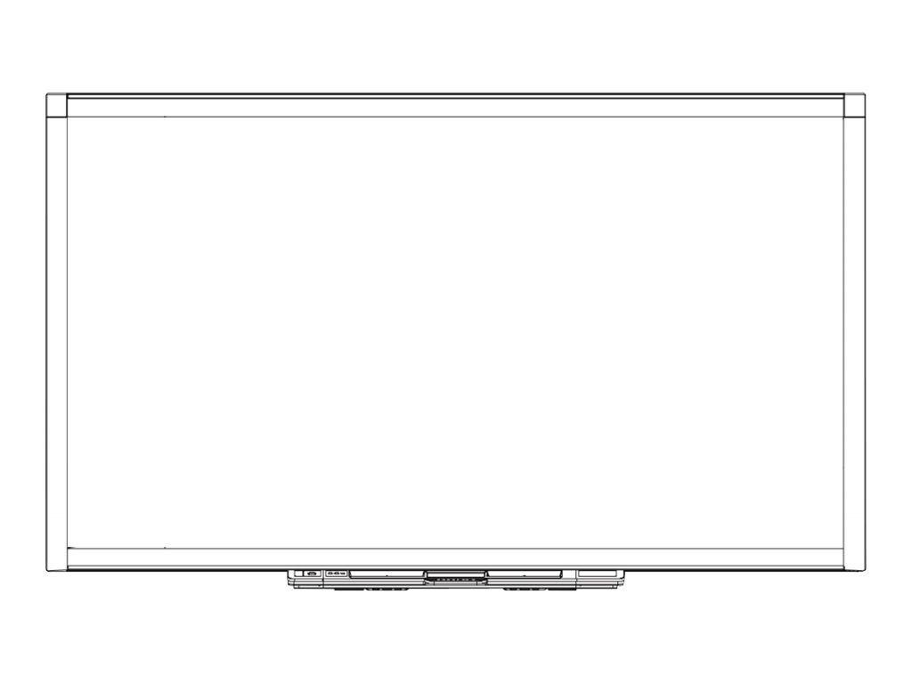 SMART Board SB885E - interactive whiteboard - USB - light gray