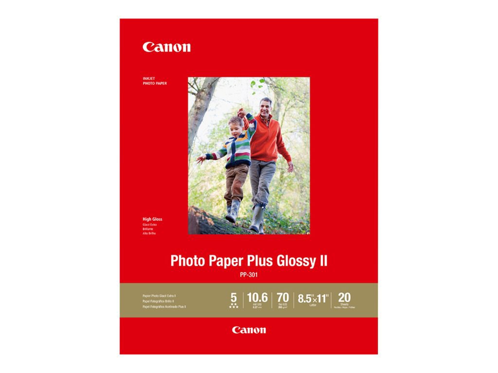 Canon Photo Paper Plus Glossy II PP-301 - photo paper - high-glossy - 20 sh