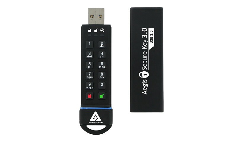 Apricorn Aegis Secure Key 3.0 - clé USB - 1 To - Conformité TAA